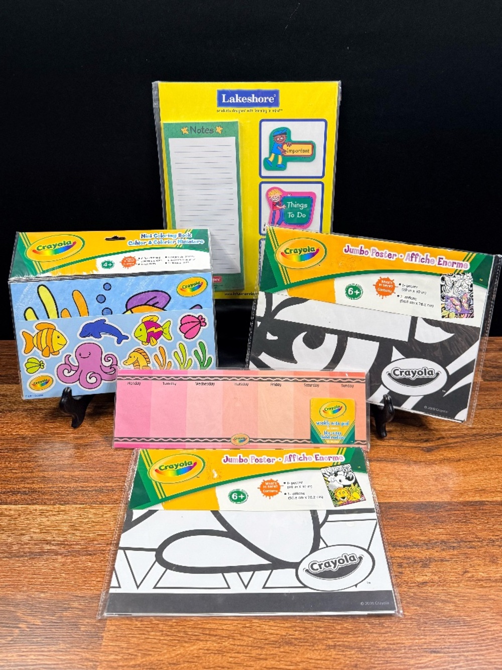 Coloring, Stickers, Notepad and Weekly Note Pad